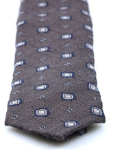 NADIA 3-fold burgundy silk/wool tie